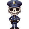 Police Skeleton