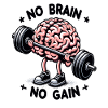 Brain lifting weights