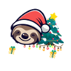 Merry Christmas Sloth Christmas
