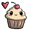 Cupcake full of love
