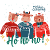 Hässlicher Weihnachtspullover - Frohe Weihnachten