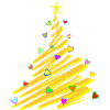 Weihnachtsherzen Baum