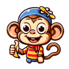 Cartoon Monkey 4