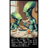 Aliens at breakfast