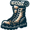 Entdeckerschuh mit Karte