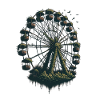 Abandoned Ferris wheel