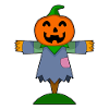 Scarecrow Halloween Pumpkin