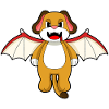 Dog Halloween Bat