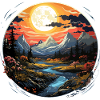 Landschaft - Illustration