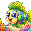 Cartoon Fish 3