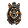 German Shepherd Winter Outfit