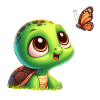 Cartoon Turtle 3