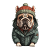 Bulldog Winter Outfit