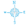 Wind Rose Maritime Compass Søfarende anker Ahoy