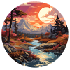 Landschaft - Illustration