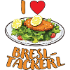 I Love Bresltackerl - dunkel