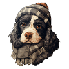 Furry nose and scarf