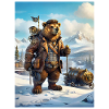 Steampunk Winter Landscape Bear 1.10