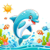 Dolphin Cartoon 1