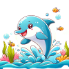 Dolphin Cartoon 2
