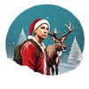 The rapper and the reindeer