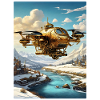 Steampunk Winter Landscape Drone 1.2