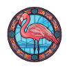 Flamingo bunte Aquarell-Tierillustration