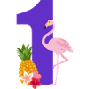 1st Anniversary Flamingo