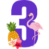 3rd Anniversary Flamingo