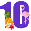 10th Anniversary Flamingo