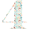 4e anniversaire floral