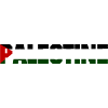 Palestine Lettering Design Flag