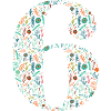 6e anniversaire floral