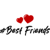 Best Friends Hearts Love