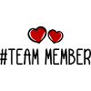 Team Member Heart Love