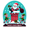 Santa's stuck again