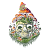 Mushroom Pickers Mushrooms Skull