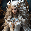 Reine lion blanc