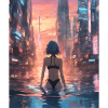 Tokio Japan Sonnenuntergang