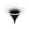 Black Hole Funnel in Space