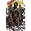 Zombie Comic Illustration