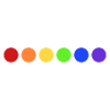 Regenbogen Farbkreise