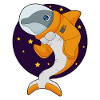 Dolphin Astronaut Space