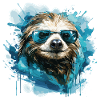 Sunglasses Sloth Aquawash