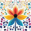 Colorful Dot Art - Unique T-Shirt Designs