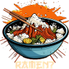 Asian Ramen Bowl with Ramen Saying