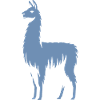 Silhouette de lama
