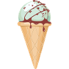 Mint Chocolate Chip Ice Cream Cone