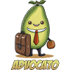 Lustige Advocato Avocado Anwalt