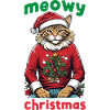 Meowy Christmas - Christmas Cat